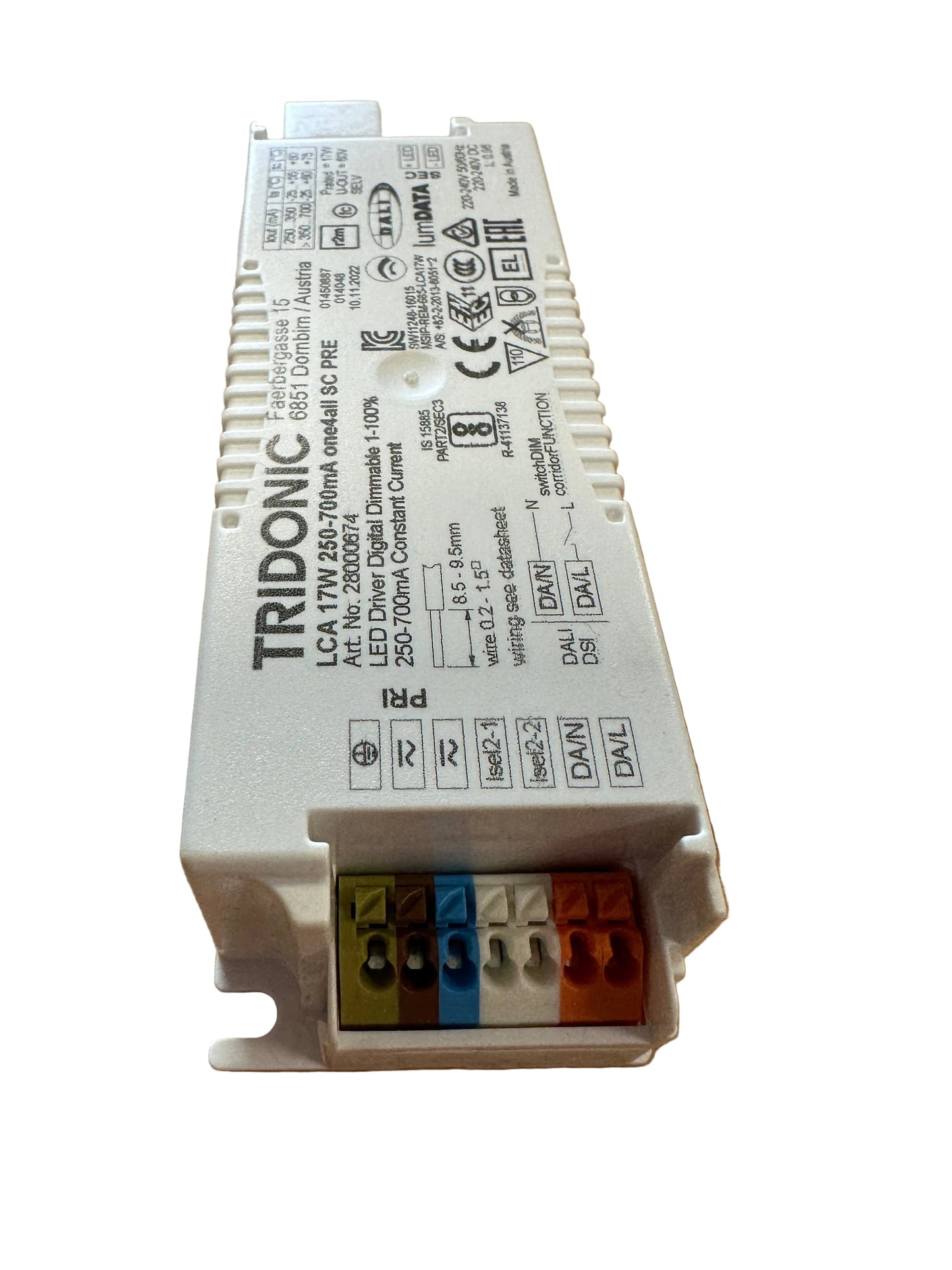 Tridonic 28000674 LCA 17W 250-700mA one4all SC PRE - LED Retro