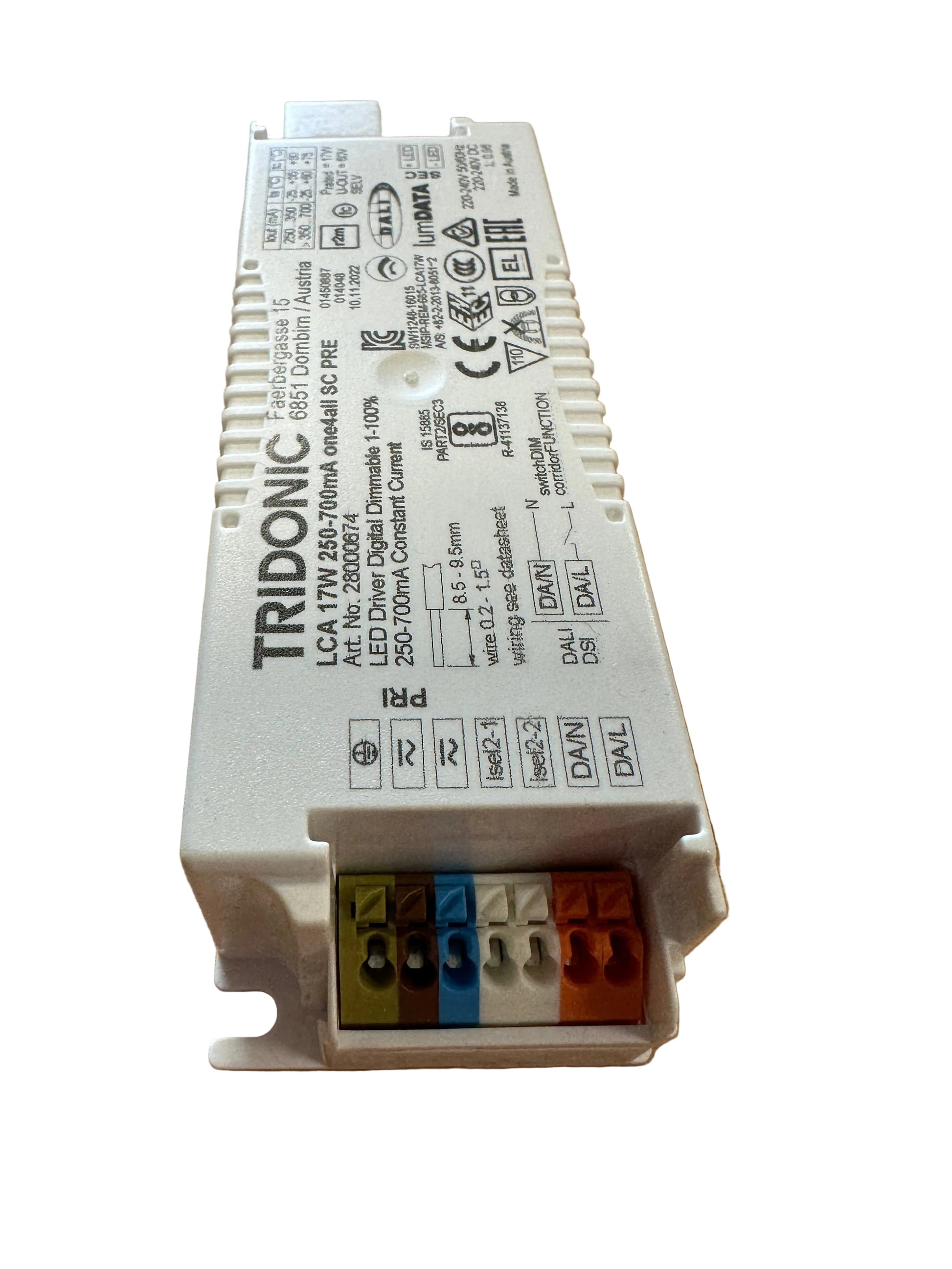 Tridonic 28000674 LCA 17W 250-700mA one4all SC PRE - LED Retro