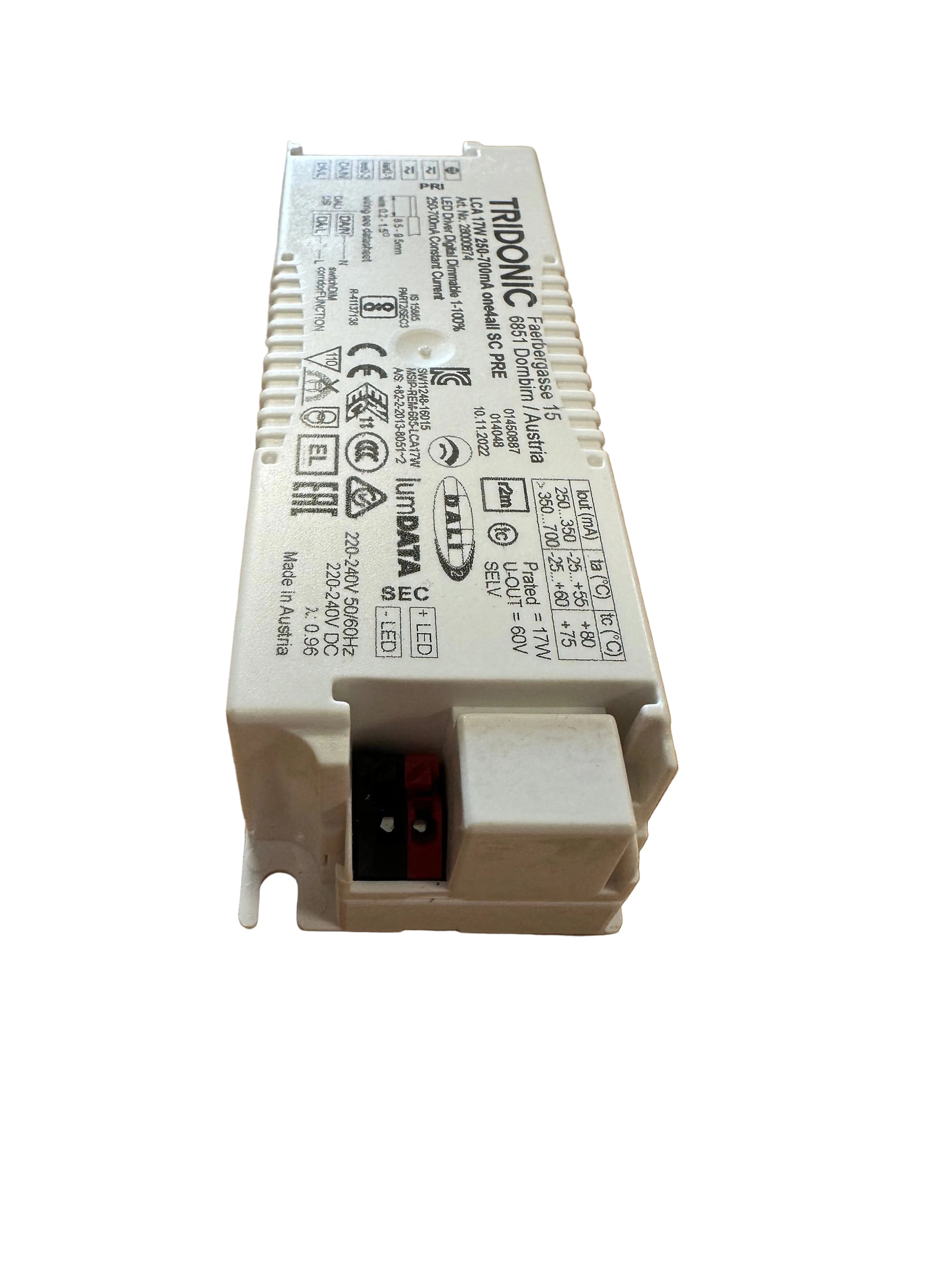 Tridonic 28000674 LCA 17W 250-700mA one4all SC PRE - LED Retro