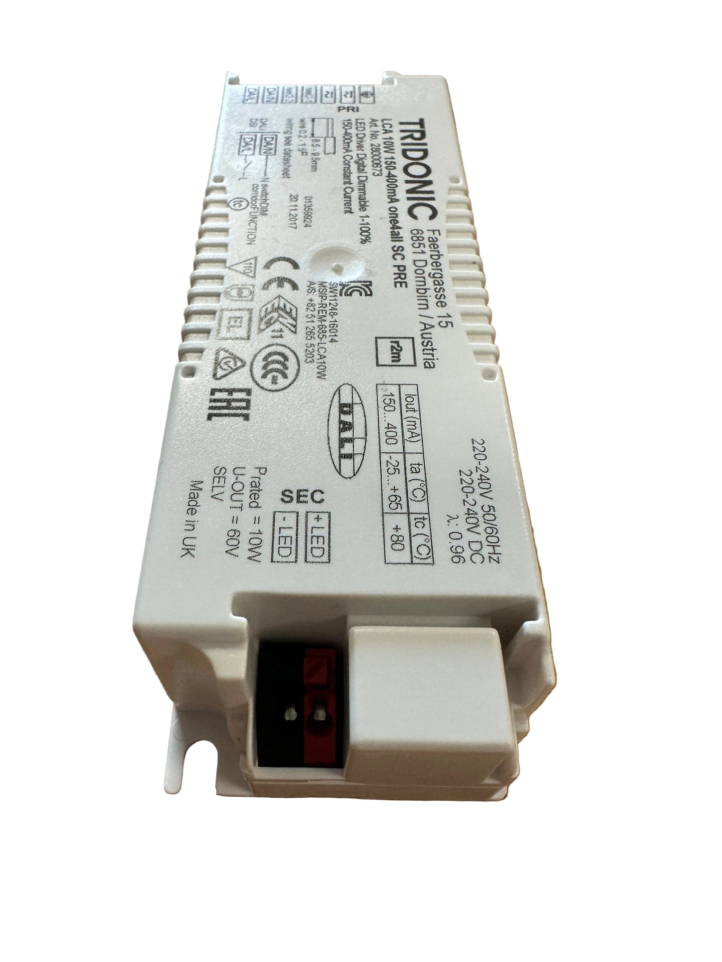 Tridonic 28000673 LCA 10W 150-400mA one4all SC PRE - LED Retro