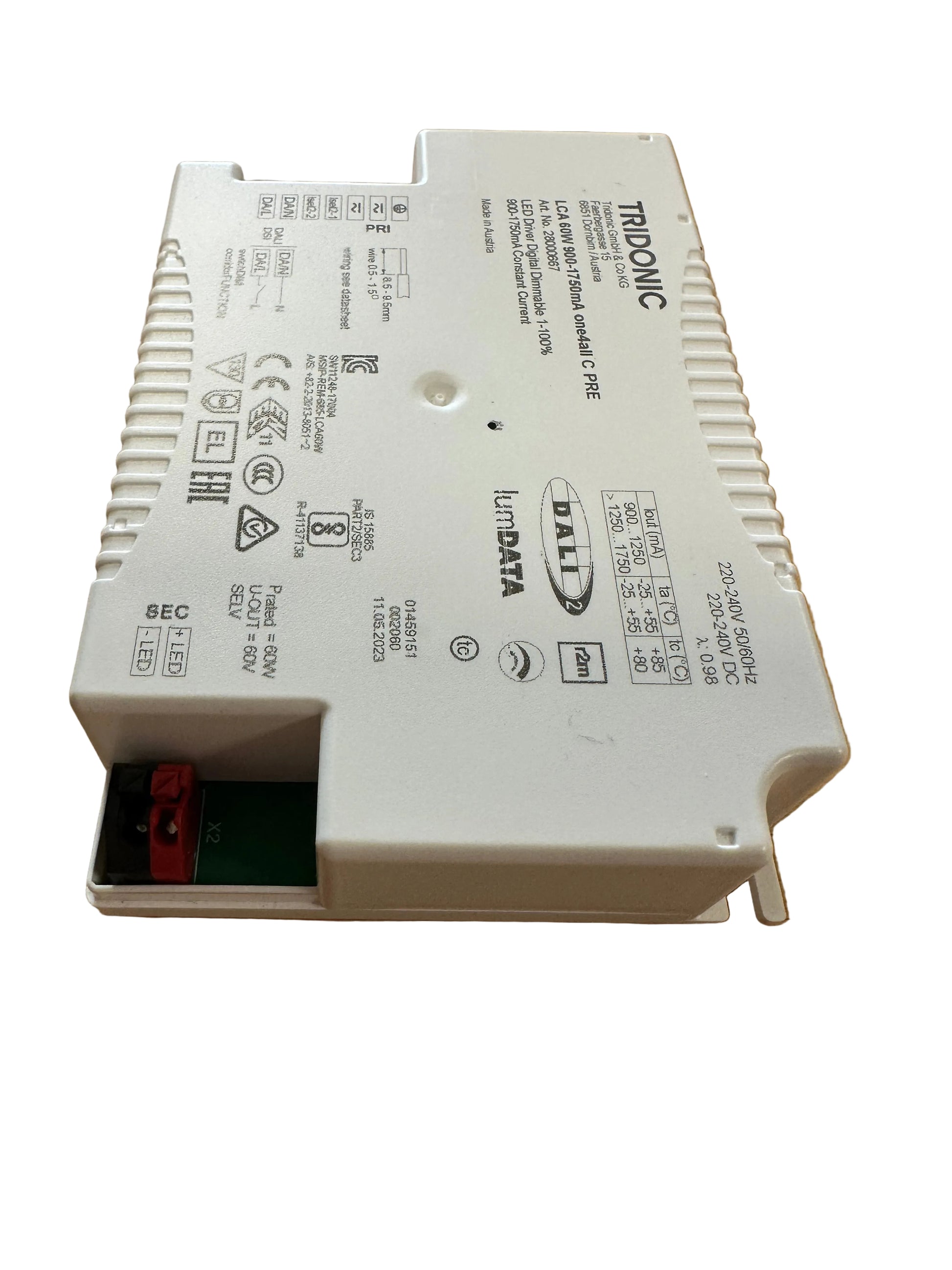 Tridonic 28000667 LCA 60W 900-1750mA one4all C PRE - LED Retro