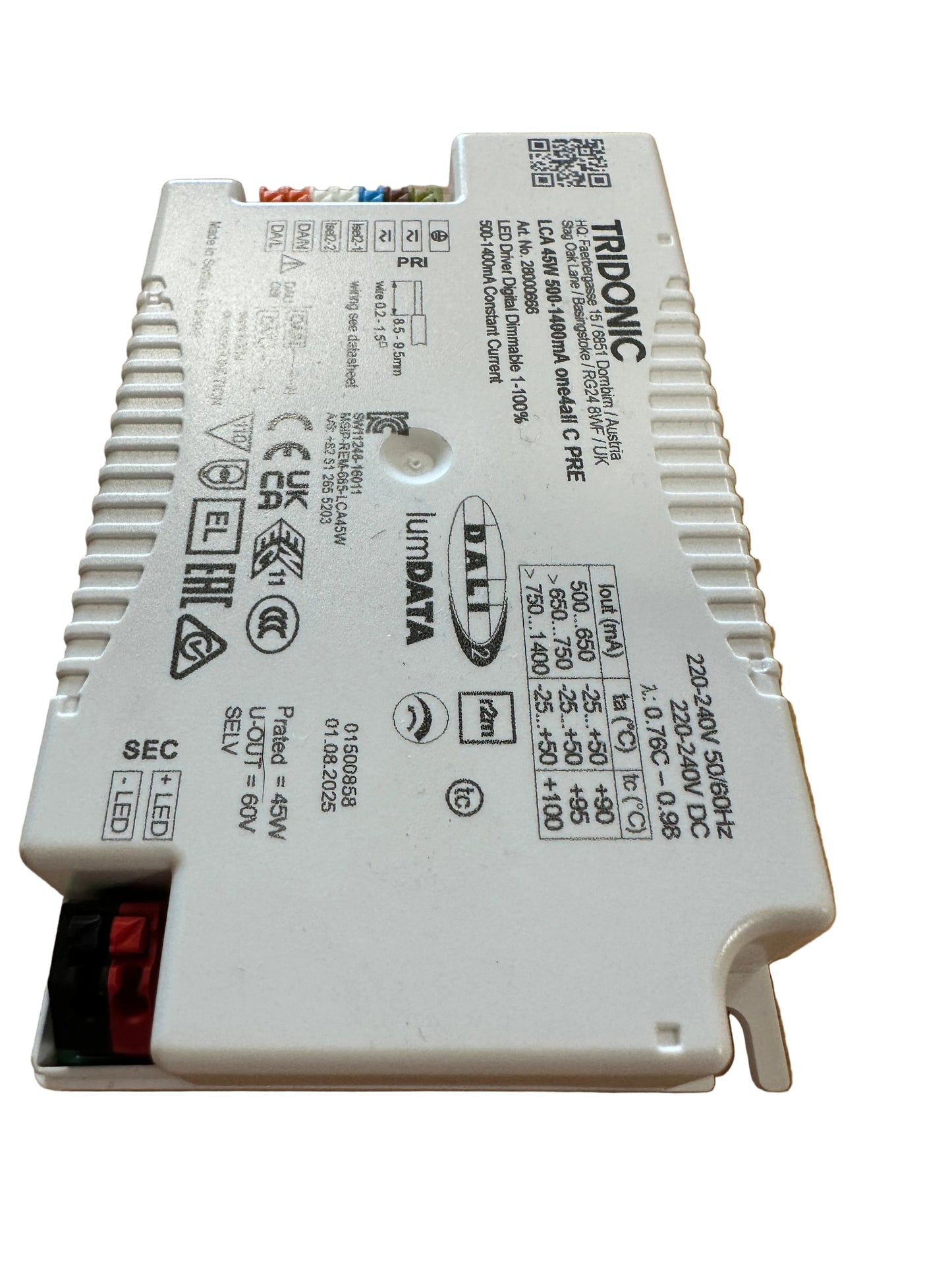 Tridonic 28000666 LCA 45W 500-1400mA one4all C PRE - LED Retro