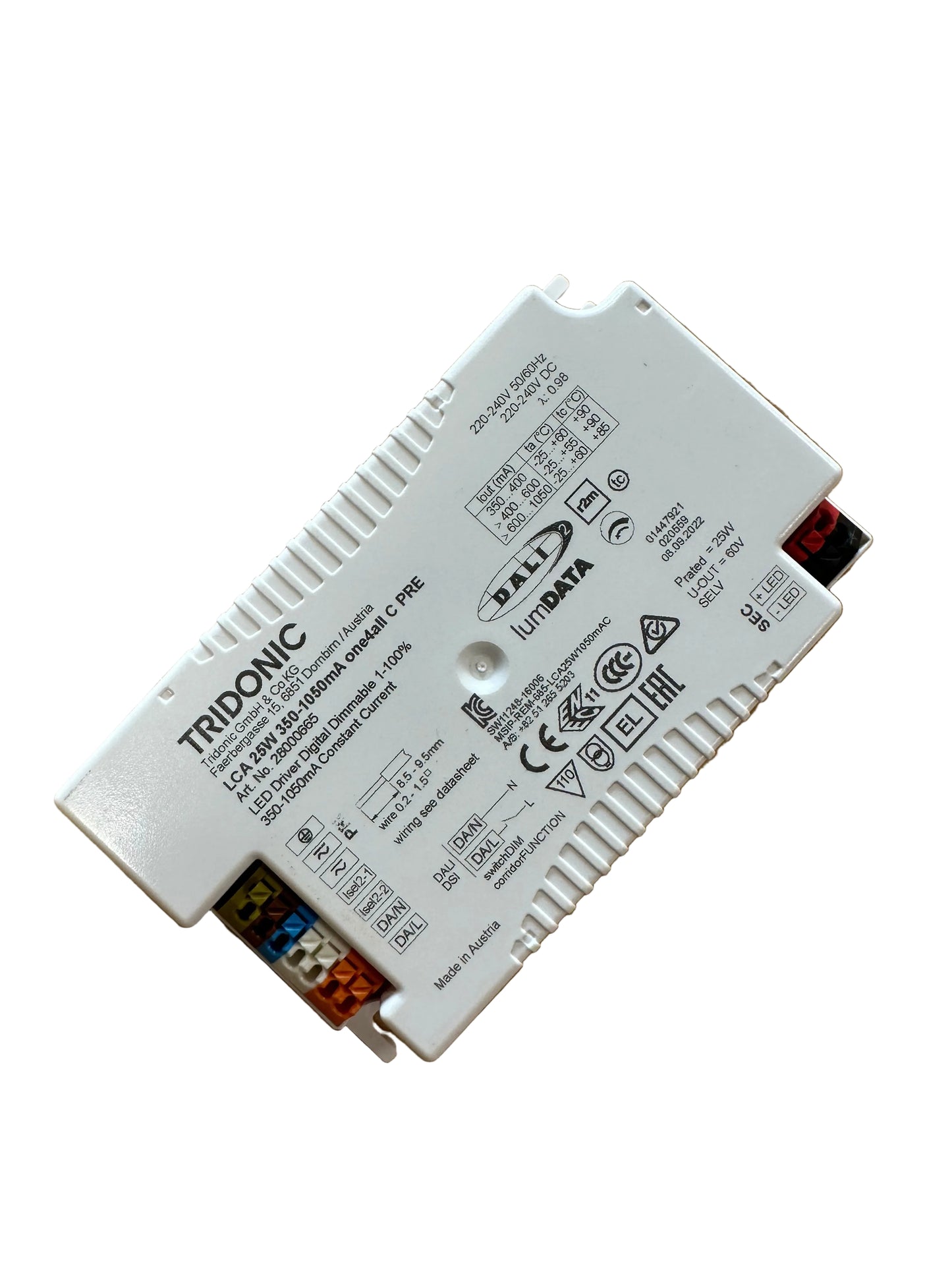 Tridonic 28000665 LCA 25W 350-1050mA one4all C PRE - LED Retro
