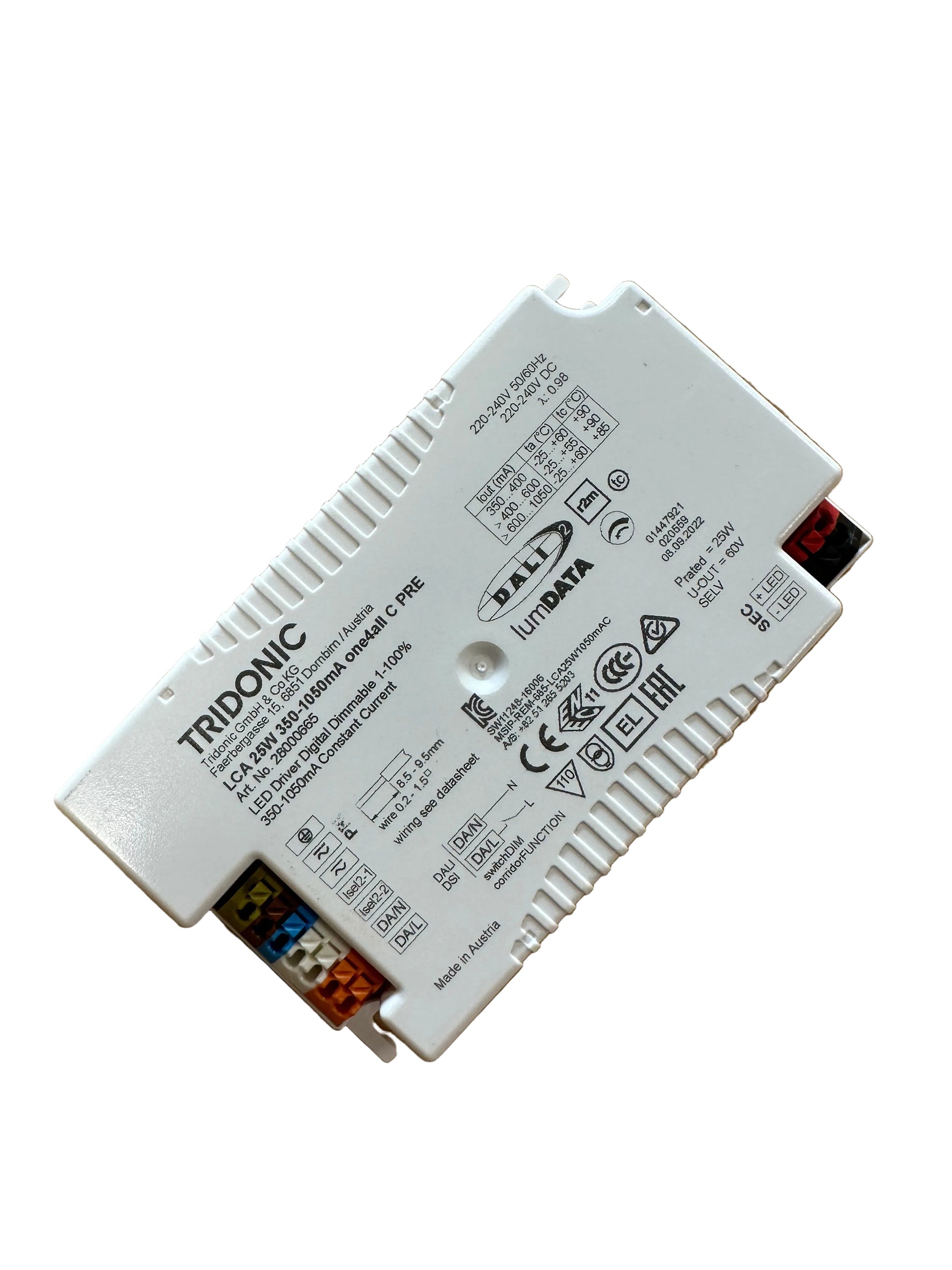 Tridonic 28000665 LCA 25W 350-1050mA one4all C PRE - LED Retro