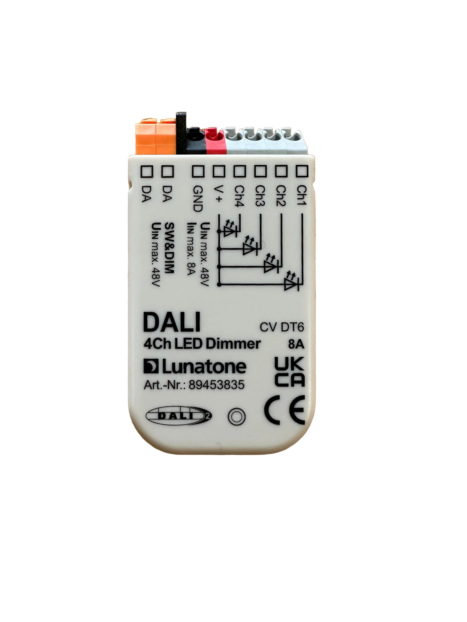 89453835 DALI-2 4Ch LED Dimmer 8A - LED Retro