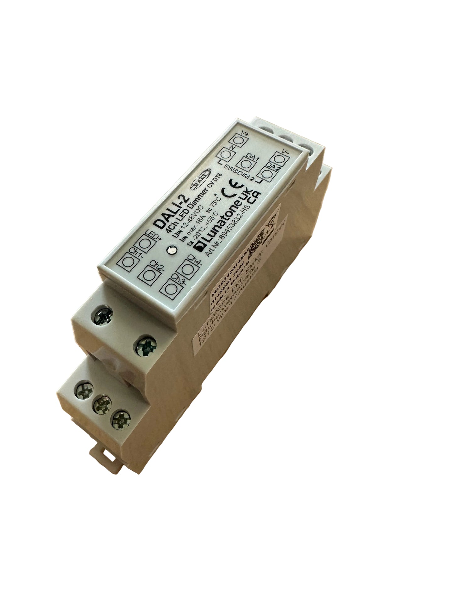 89453832-HS DALI-2 4Ch LED Dimmer 16A Din Rail - LED Retro
