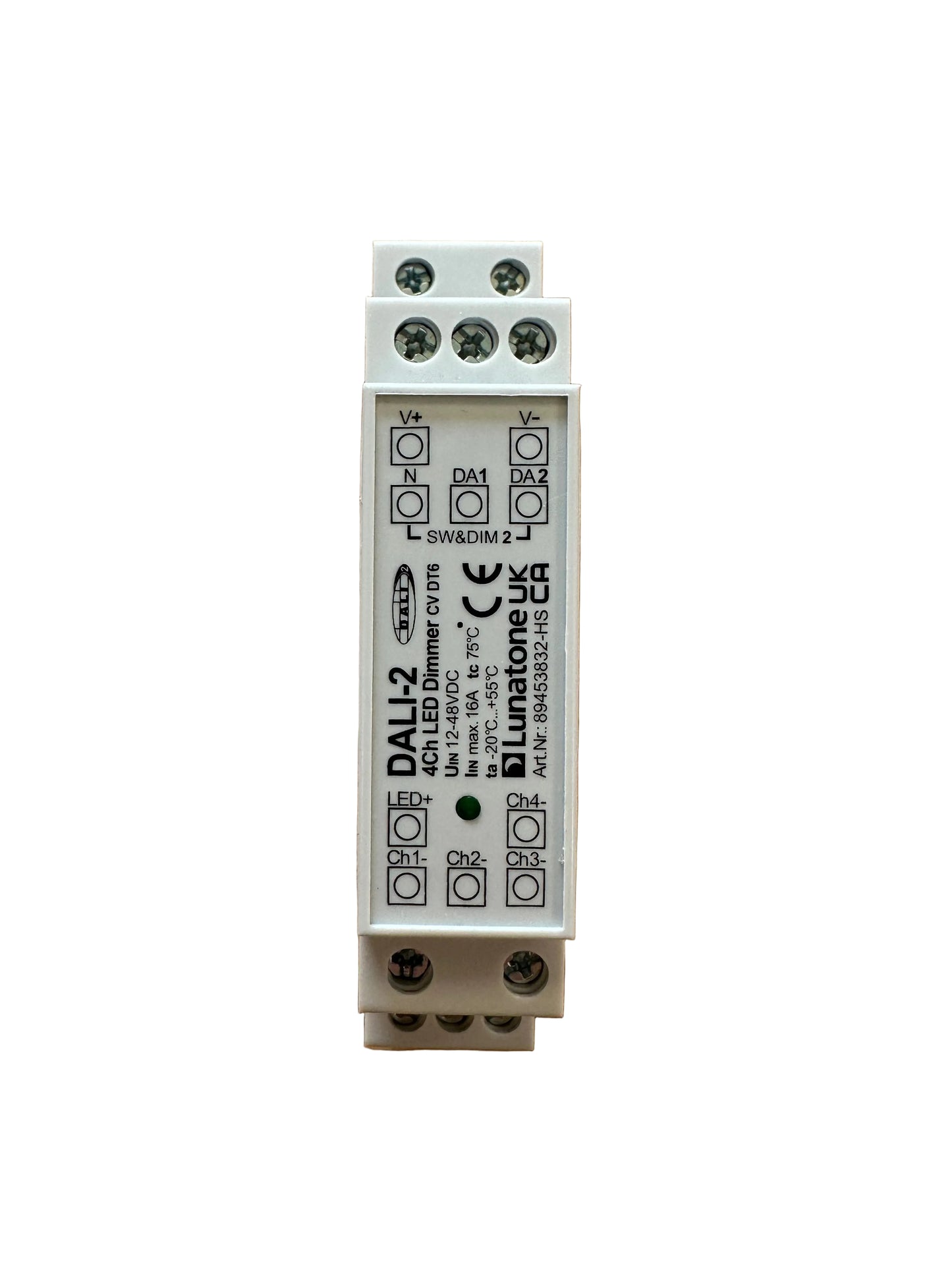 89453832-HS DALI-2 4Ch LED Dimmer 16A Din Rail - LED Retro