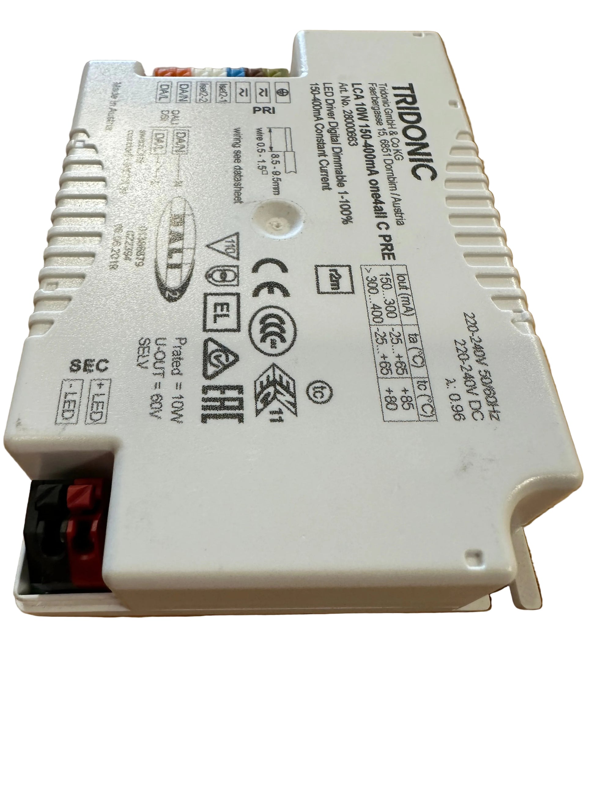 Tridonic 28000663 LCA 10W 150-400mA one4all C PRE - LED Retro