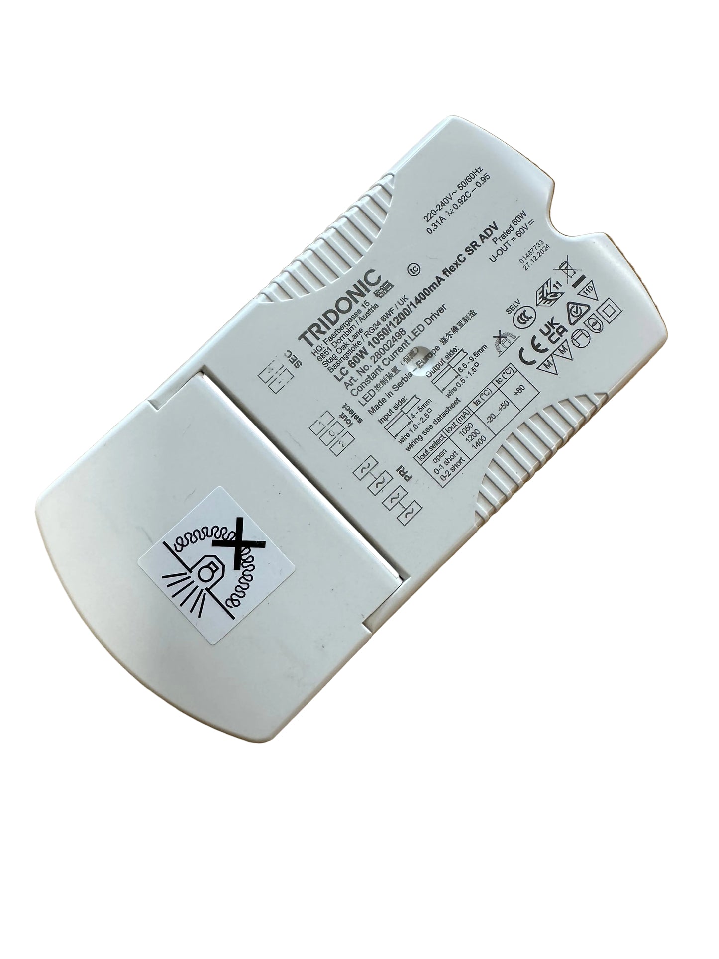 Tridonic 28002498 LC 60W 1050/1200/1400mA flexC SR ADV - LED Retro