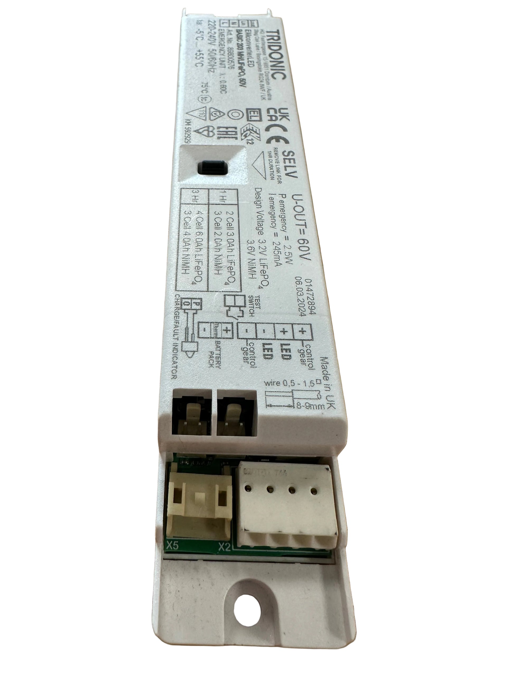 Tridonic 89800576 EMconverterLED BASIC 203 MH/LiFePO4 50V - LED Retro