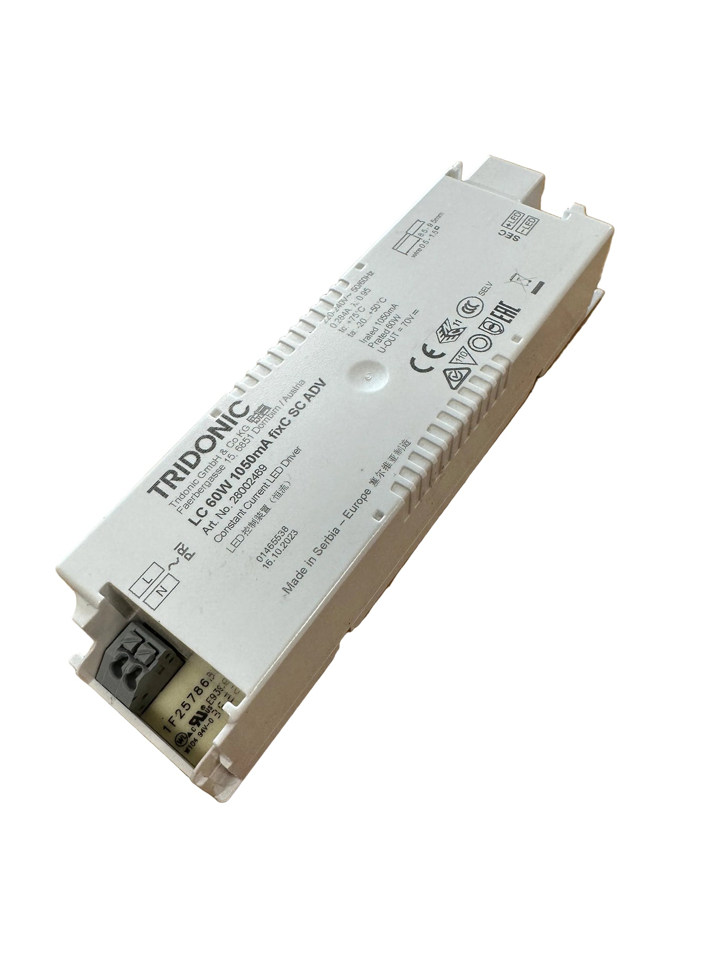Tridonic 28002489 LC 60W 1050mA fixC SC ADV - LED Retro