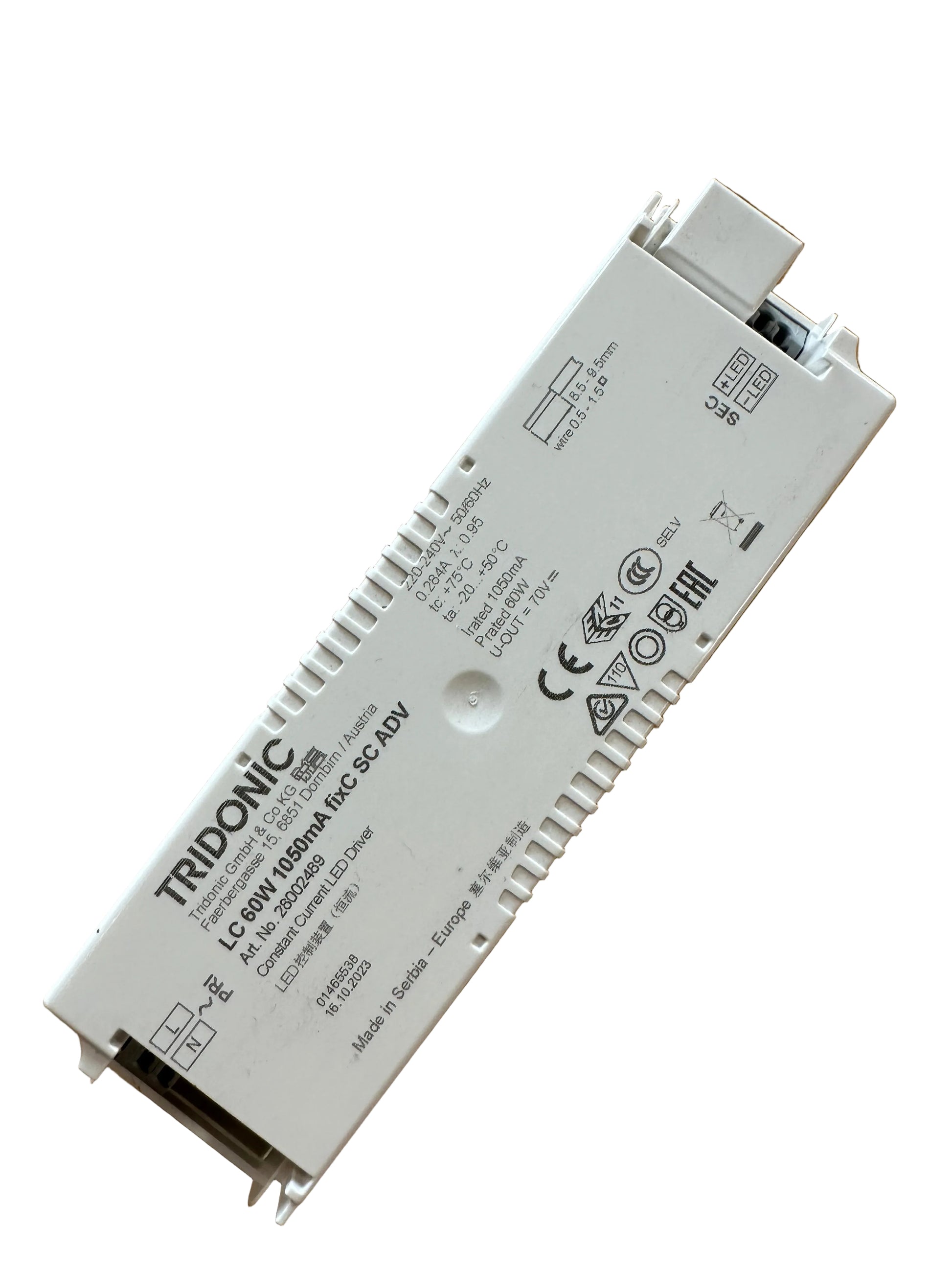 Tridonic 28002489 LC 60W 1050mA fixC SC ADV - LED Retro