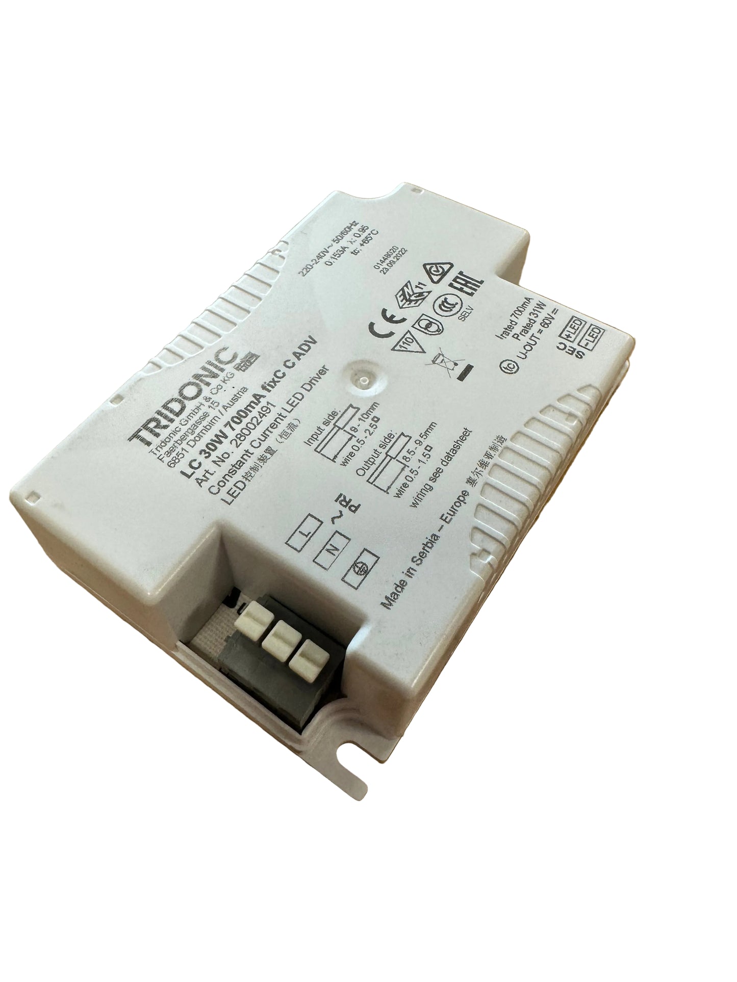 Tridonic 28002491 LC 25W 700mA fixC C ADV  - LED Retro