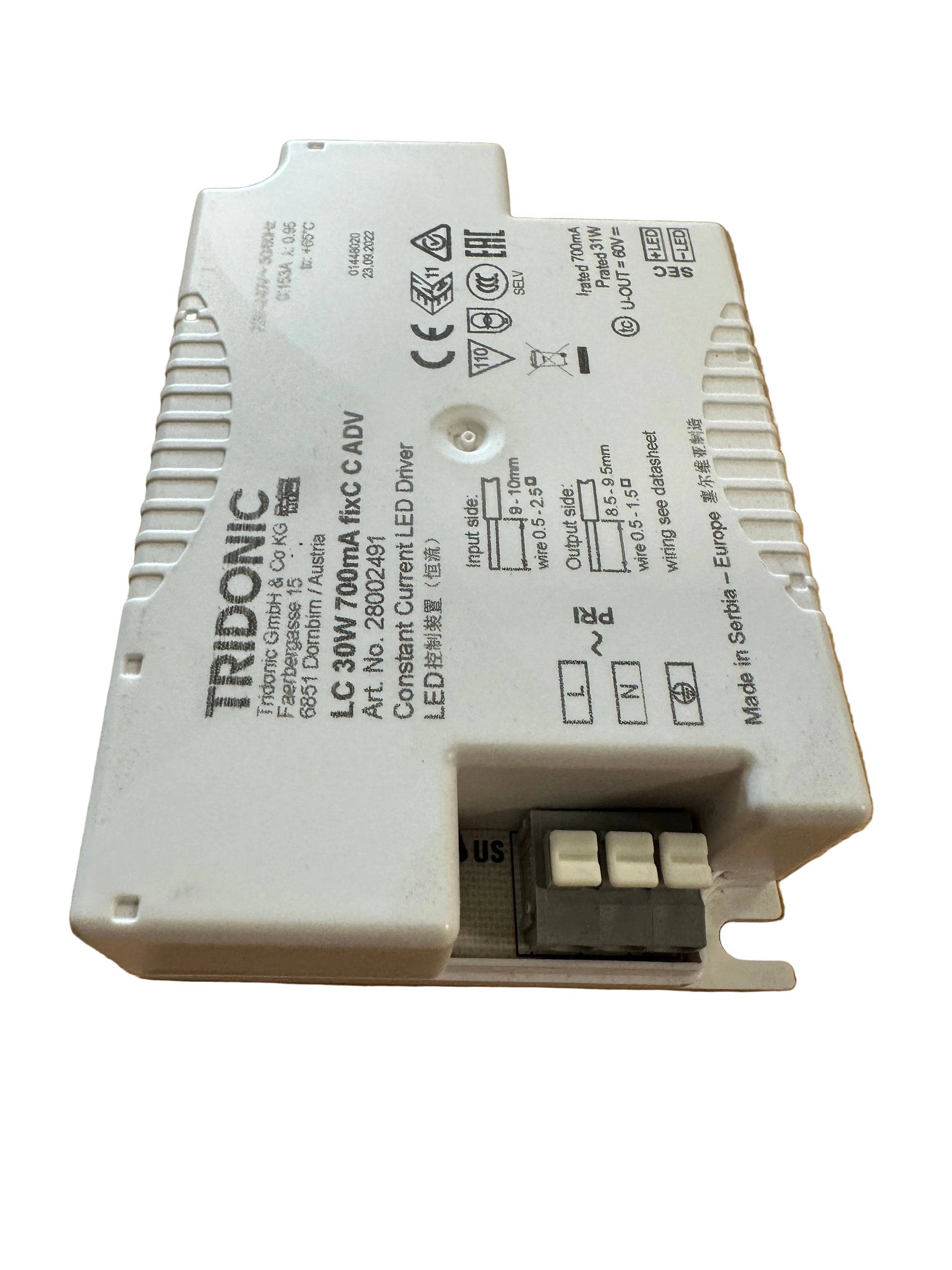 Tridonic 28002491 LC 25W 700mA fixC C ADV  - LED Retro