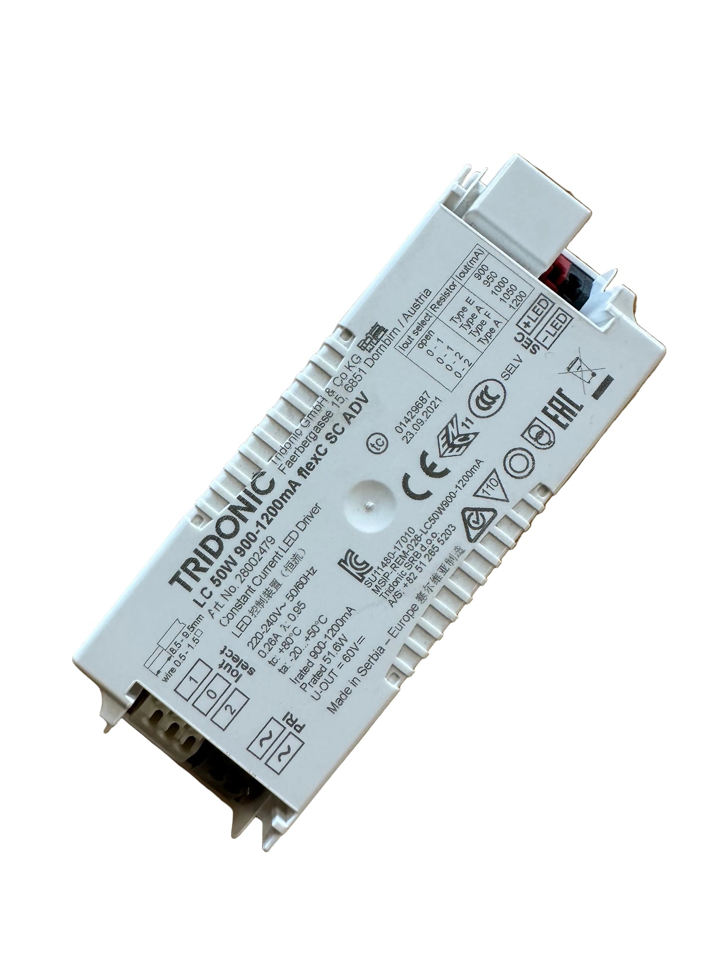 Tridonic 28002479 LC 50W 900-1200mA flexC SC ADV - LED Retro