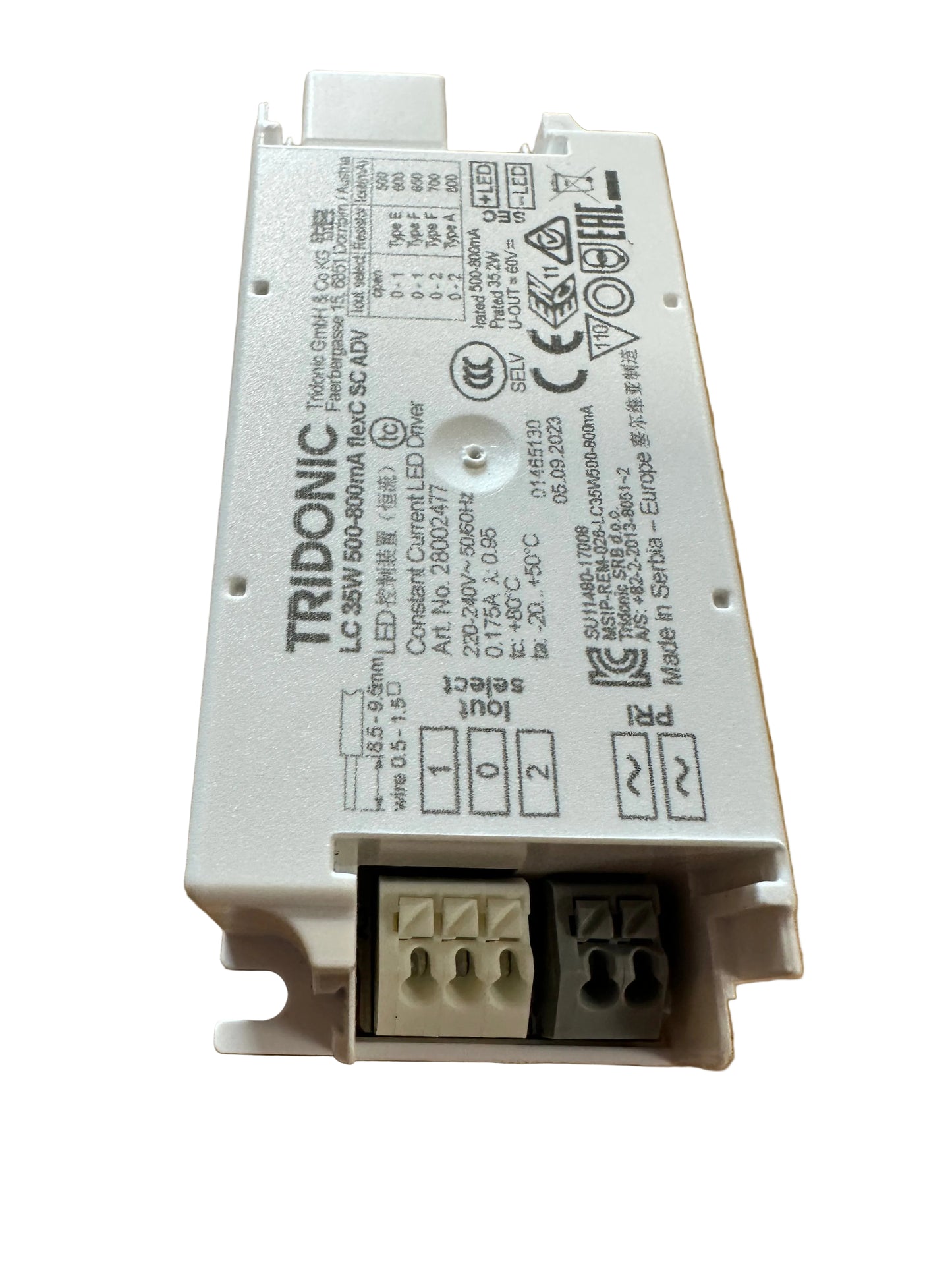 Tridonic 28002477 LC 35W 500-800mA flexC SC ADV - LED Retro