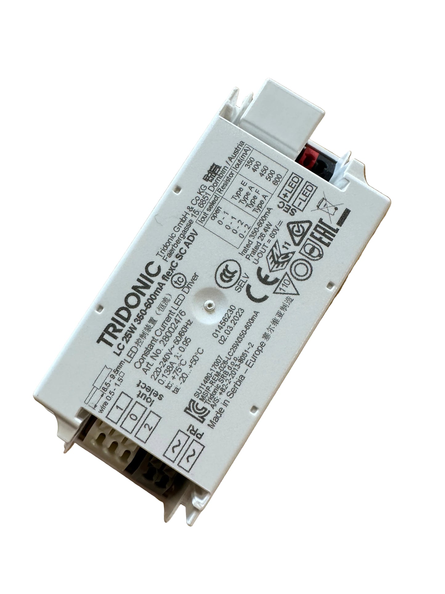 Tridonic 28002476 LC 25W 350/600mA flexC SR ADV - LED Spares
