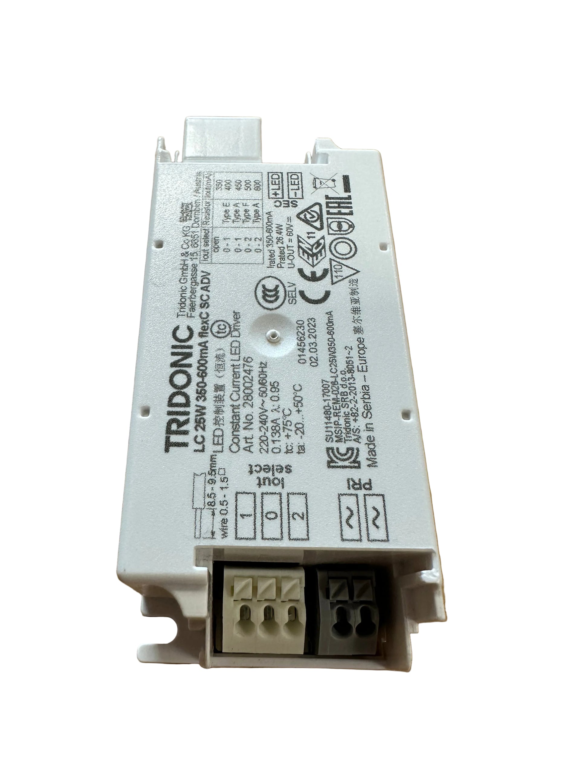 Tridonic 28002476 LC 25W 350/600mA flexC SR ADV - LED Spares