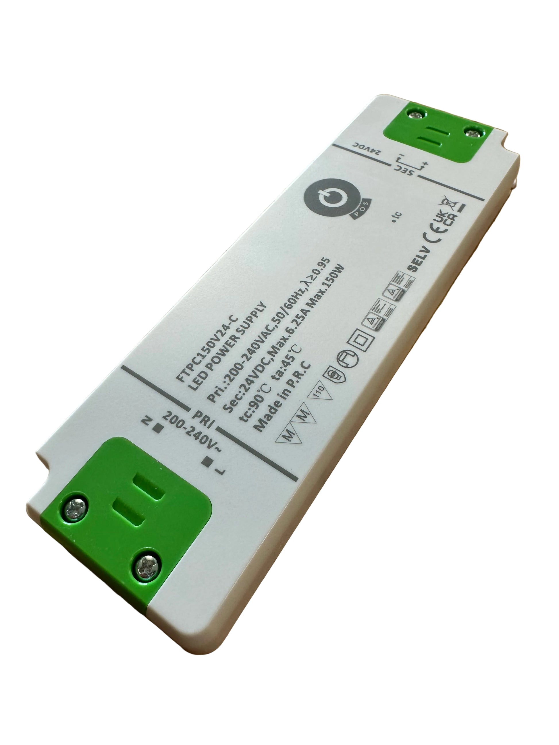 POS Power FTPC150V24-C 150W 24V 6.25A LED Power Supply - LED Retro