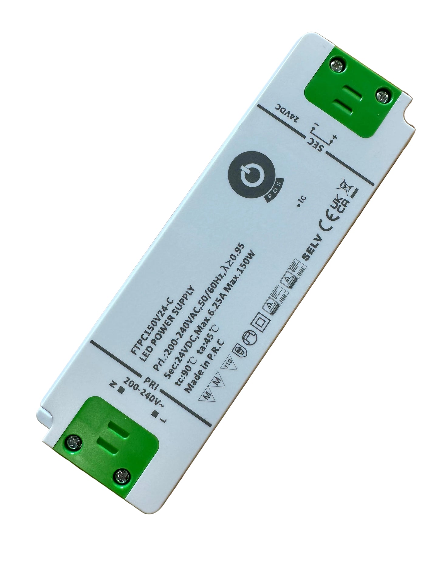 POS Power FTPC150V24-C 150W 24V 6.25A LED Power Supply - LED Retro