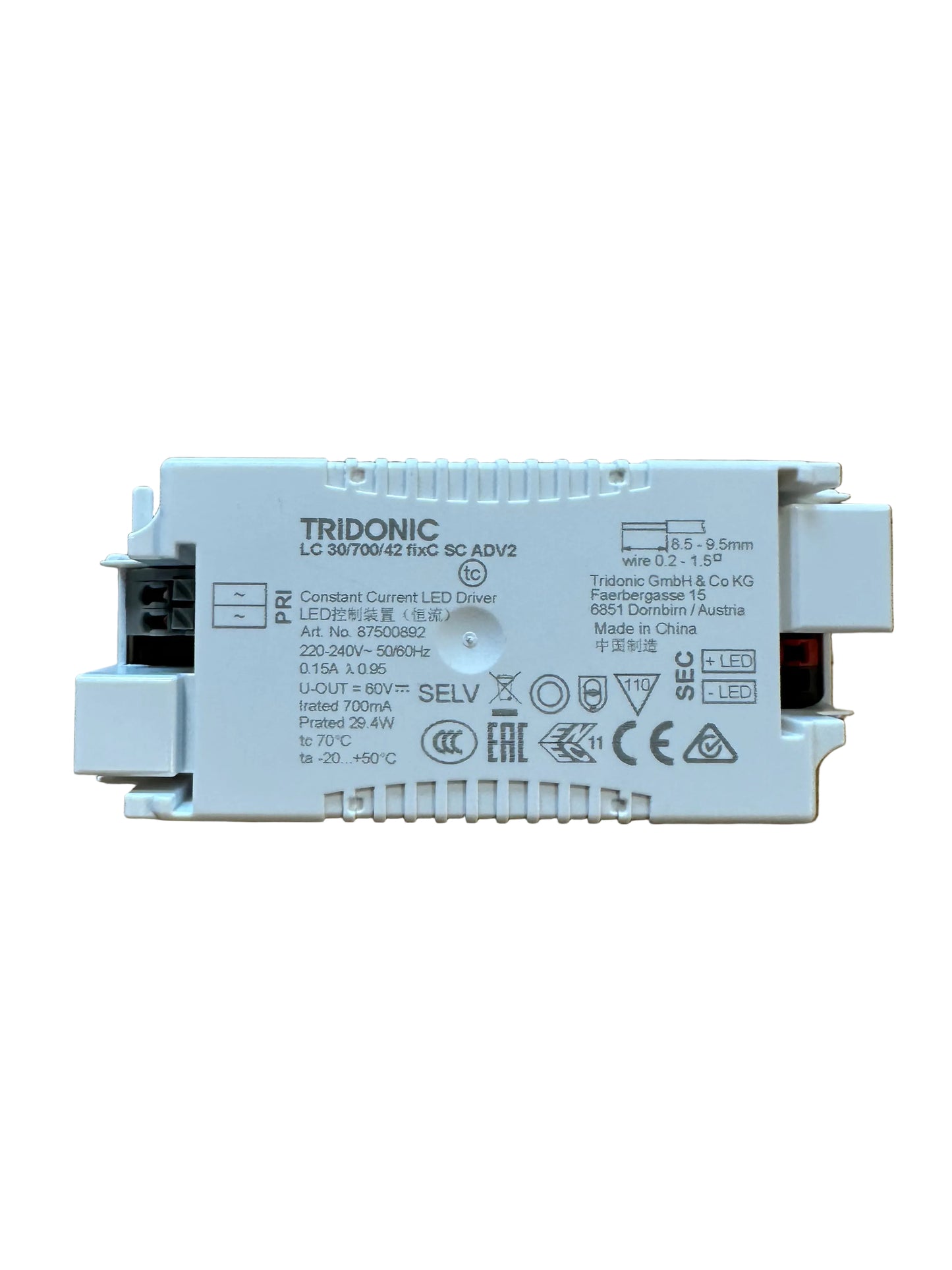 Tridonic 87500892 LC 30/700/42 fixC SC ADV2 - LED Retro