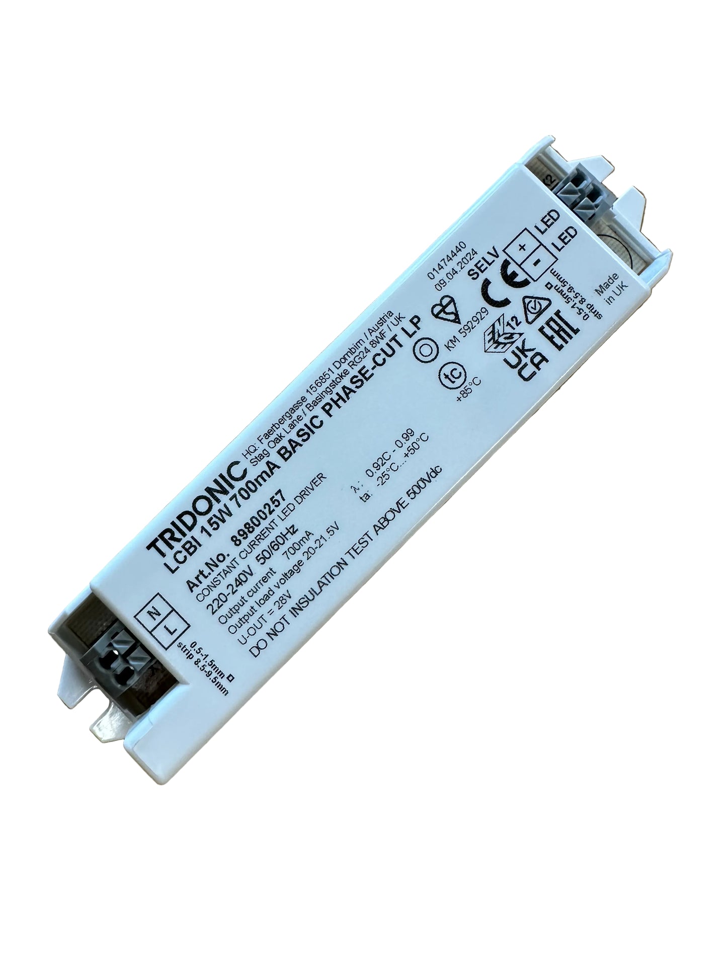 Tridonic 89800257 ﻿LCBI 15W 700mA BASIC LP - LED Retro