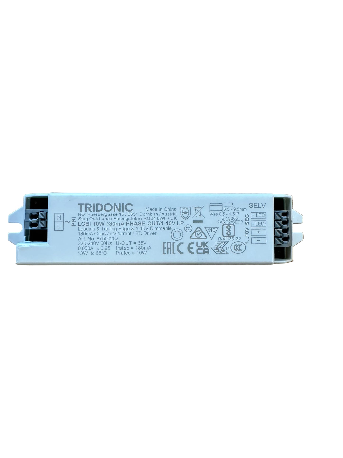 Tridonic 87500282 ﻿LCBU 10W 180mA PHASE-CUT/1-10V LP - LED Retro
