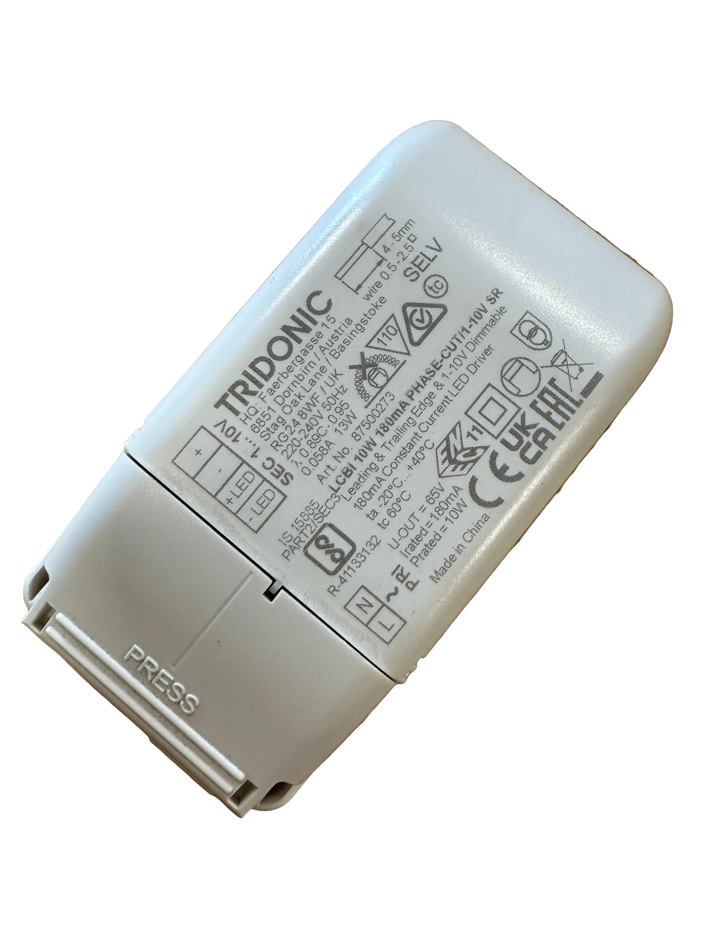 Tridonic 87500273 LCBI 10W 180mA PHASE-CUT/1-10V SR - LED Retro