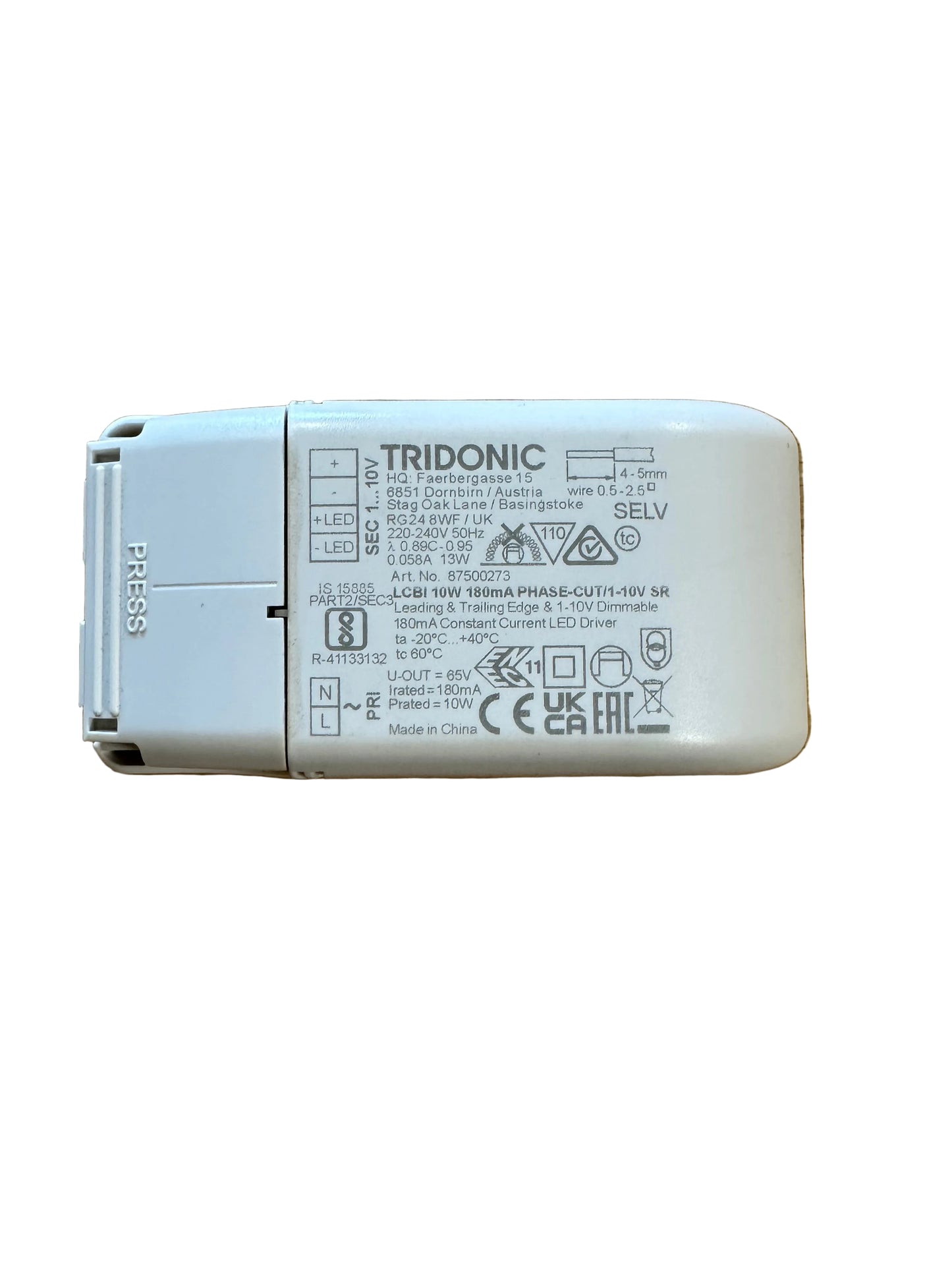 Tridonic 87500273 LCBI 10W 180mA PHASE-CUT/1-10V SR - LED Retro