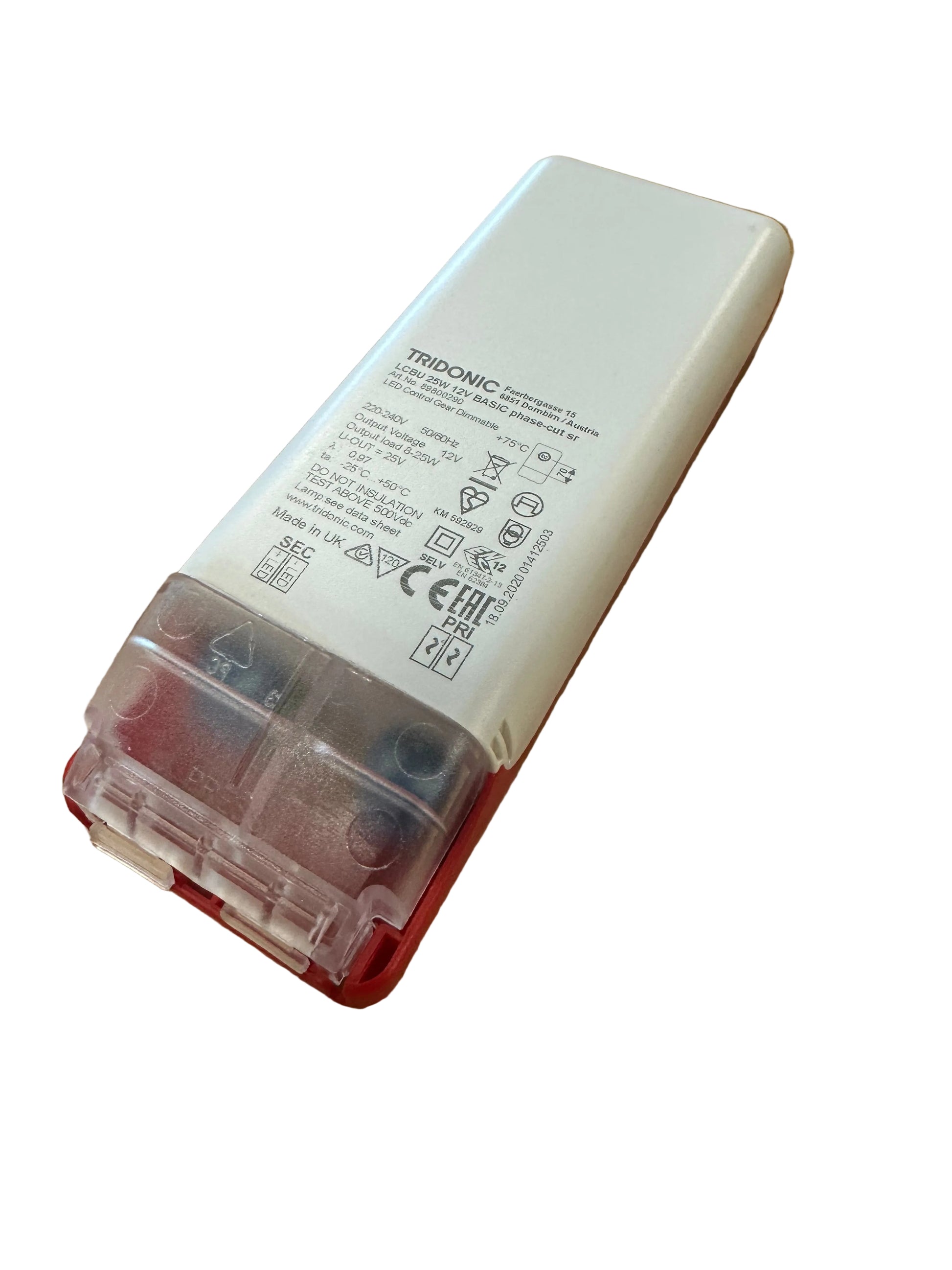 Tridonic 89800290 ﻿LCBU 25W 12V BASIC phase-cut SR - LED Retro