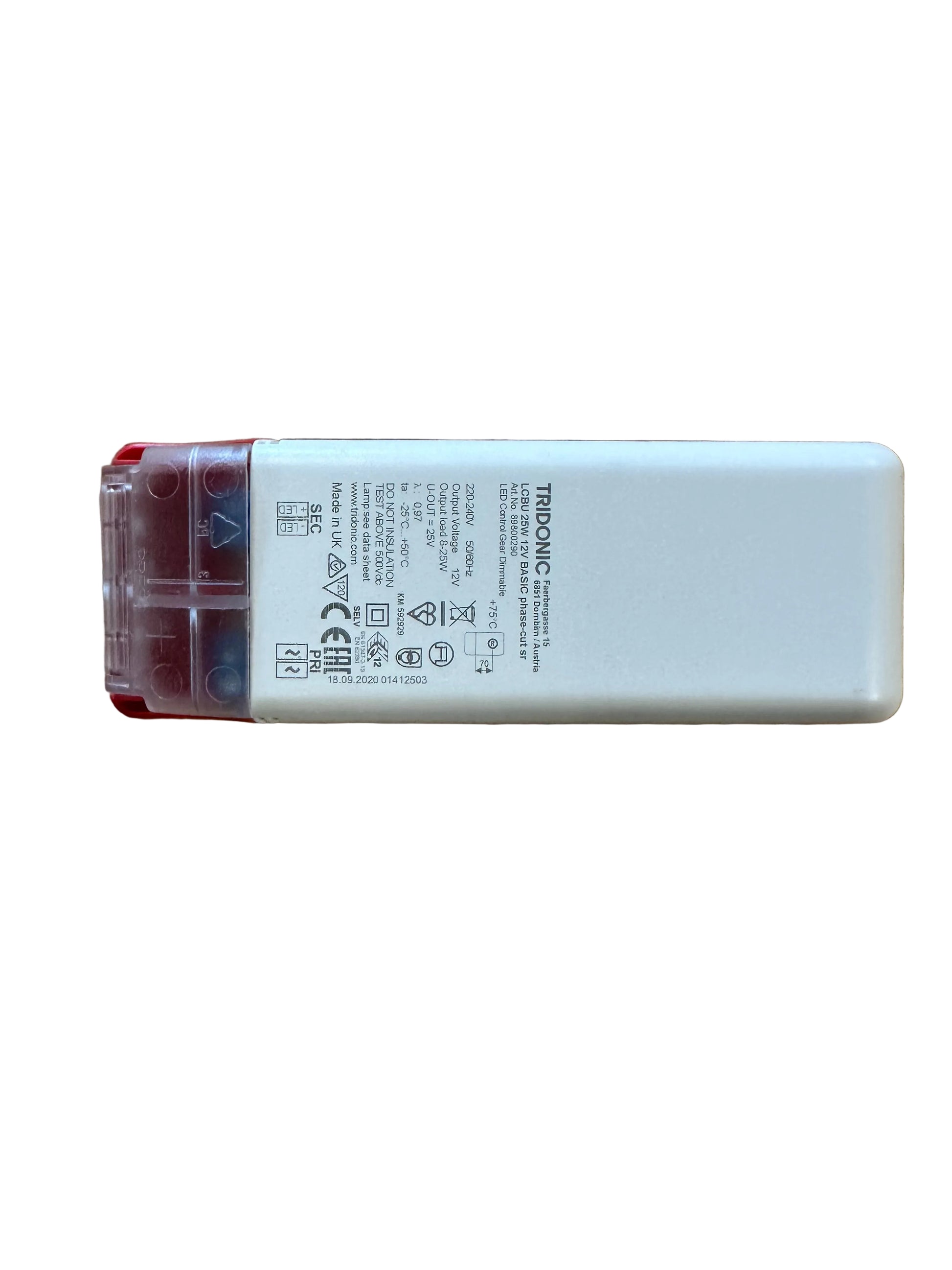 Tridonic 89800290 ﻿LCBU 25W 12V BASIC phase-cut SR - LED Retro