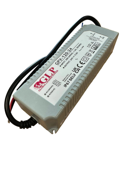 GLP GPV-120-24 120W 24V/5A CV IP67 LED Power Supply - LED Retro
