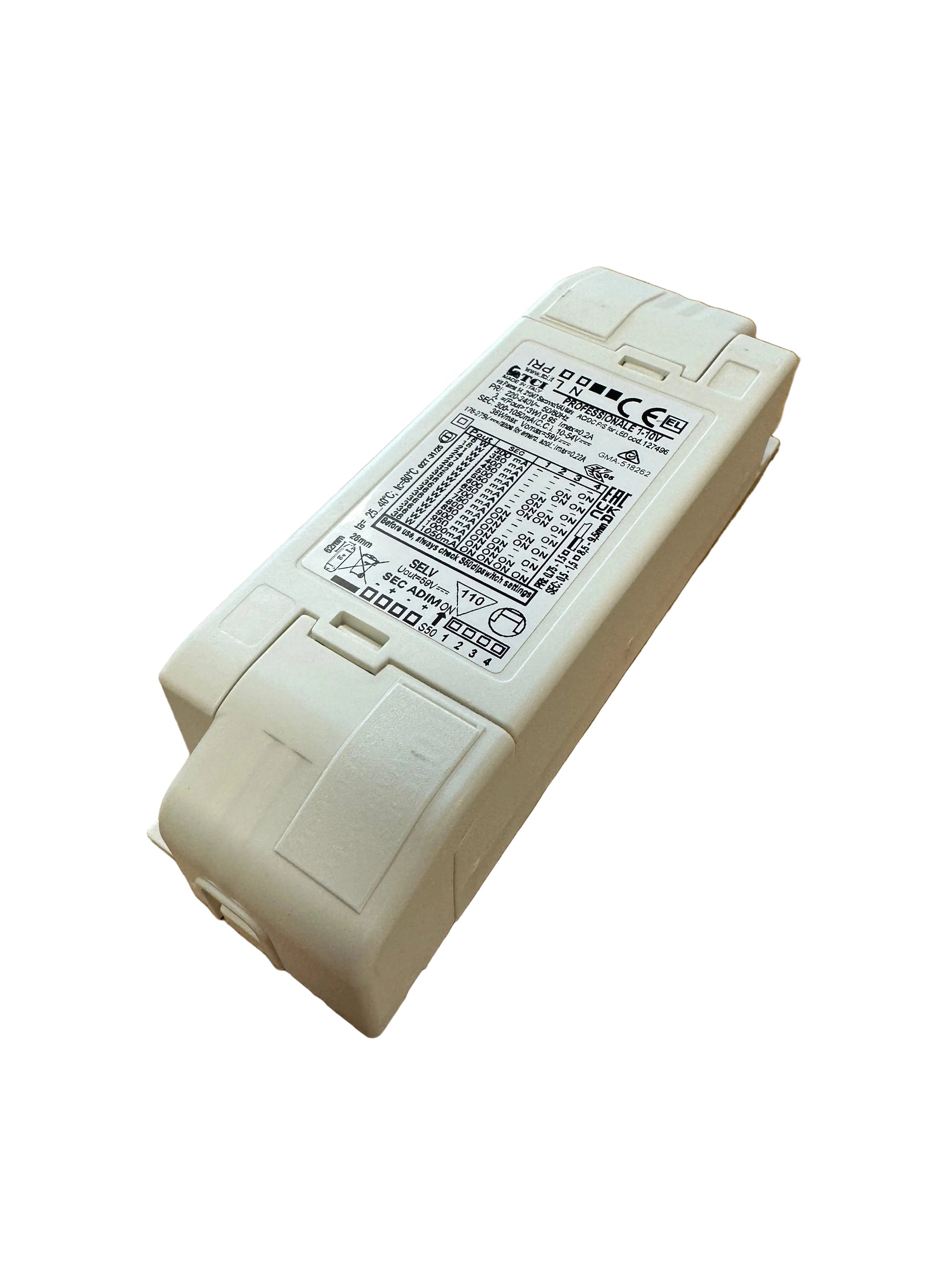 TCI 127496 PROFESSIONALE 1-10V Direct current 1-10V dimmable LED Driver - LED Retro