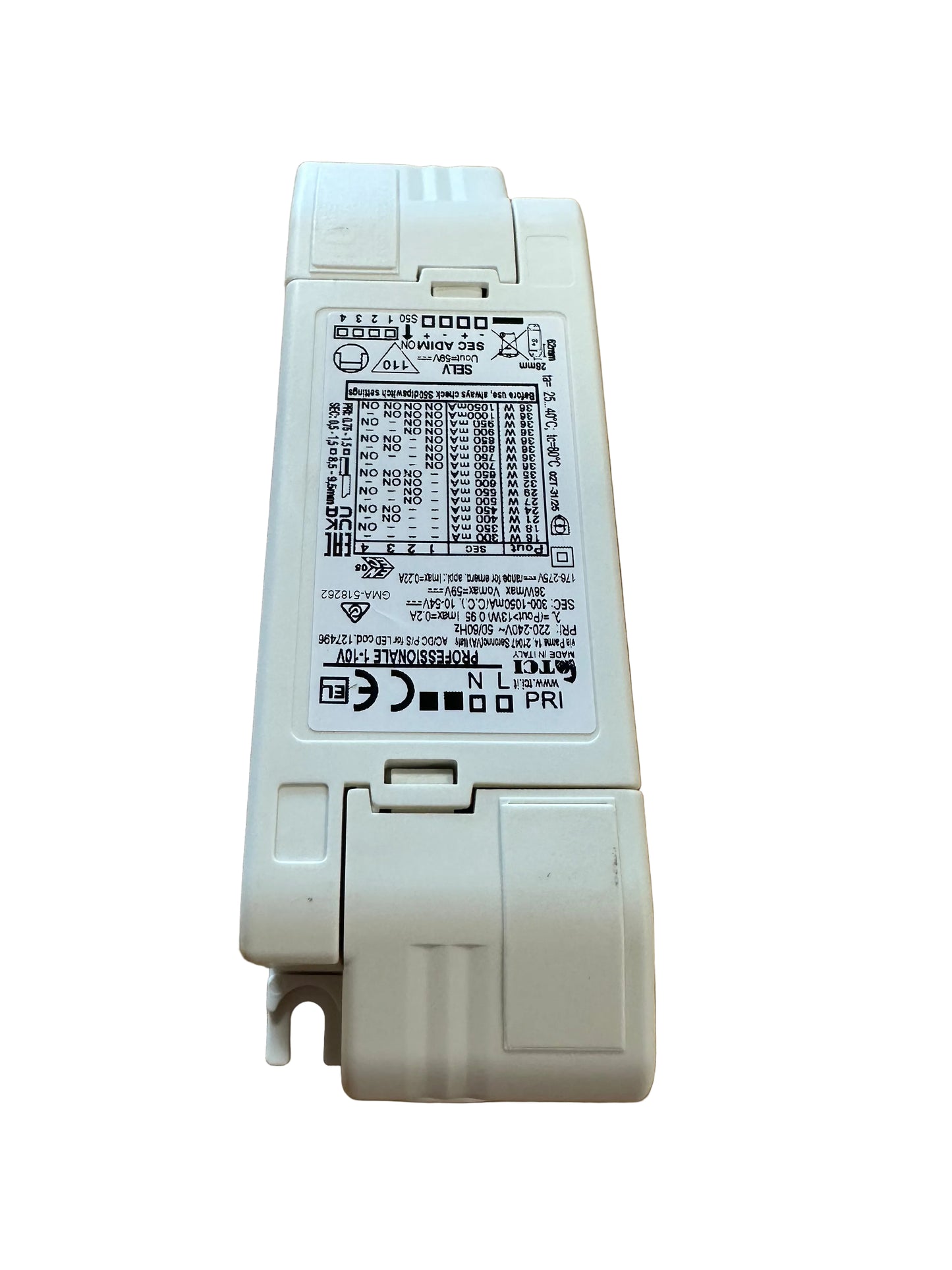 TCI 127496 PROFESSIONALE 1-10V Direct current 1-10V dimmable LED Driver - LED Retro