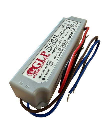 GLP GPV-50-12 48W 12V/4A IP67 LED Power Supply -LED Retro
