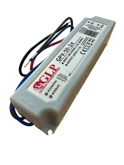 GLP GPV-50-24 48W 24V/2A IP67 LED Power Supply - LED Retro