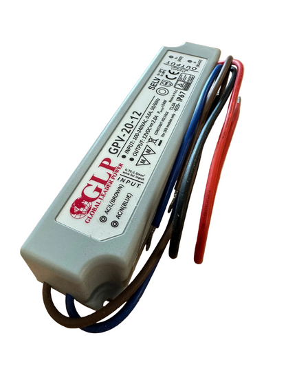 GLP GPV-20-12 24W 12V/2A IP67 LED Power Supply - LED Retro