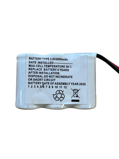 BSS3-SC-2AH-CON 3.6V 2000MAH Side by Side Emergency Lighting Battery - ASBP/34 - LED Retro