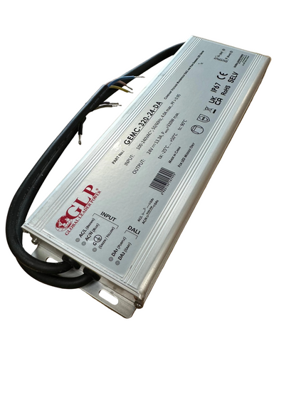 GEMC-320-24-DA 320W 24V 13.3A IP67 DALI2 - Push Dim Dimmable LED Driver - LED Retro