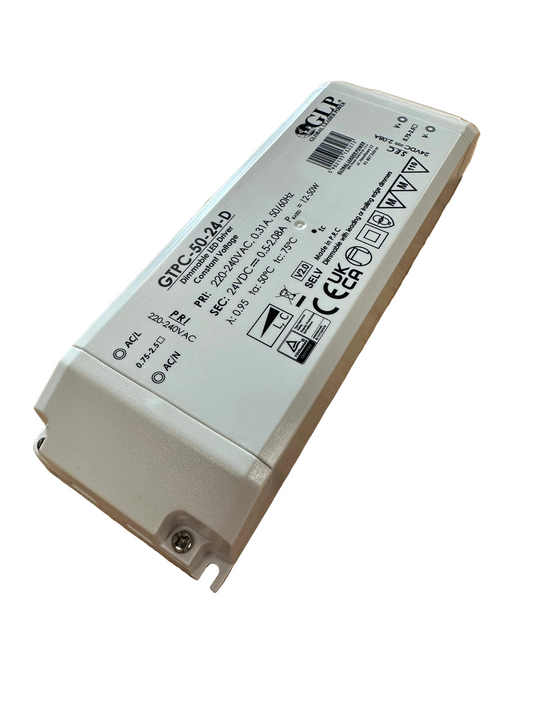 GTPC-50-12-D 50W 12V 0-4.16A Triac Dimmable LED Driver - LED Spares
