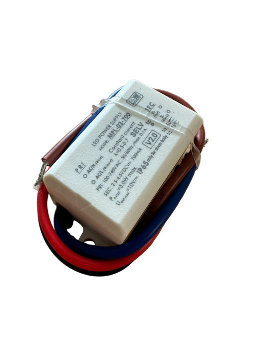 MW Power MLP-03-700LC 3W 700mA LED Power Supply - LED Retro