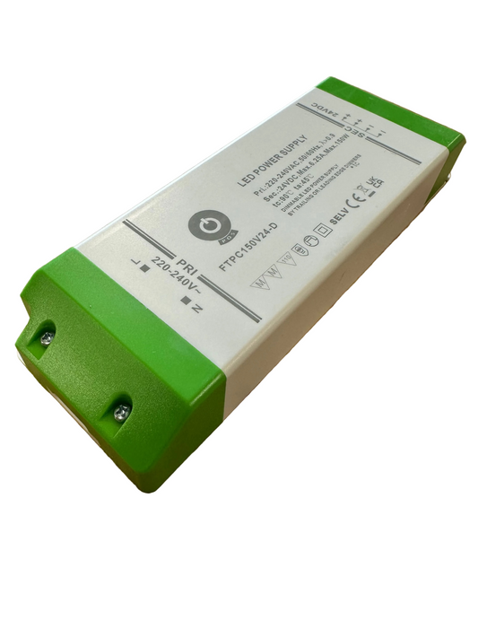 POS Power FTPC150V24-D 150W 24V/6.25A Triac Dimmable LED Power Supply - LED Retro