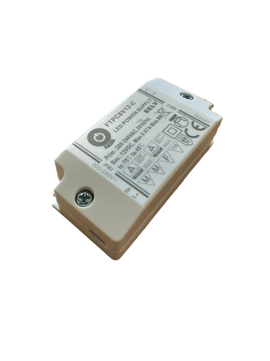 POS Power FTPC8V12-C 8W 12V/0.67A LED Power Supply - LED Retro
