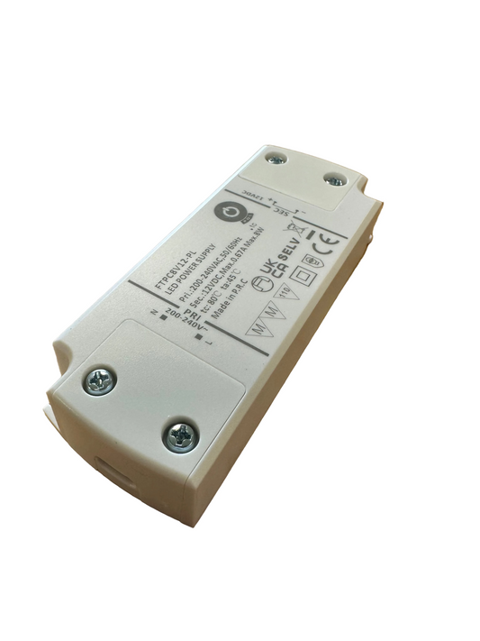 POS Power FTPC8V-12-PL 8W 12V/0.67A LED Power Supply - LED Retro