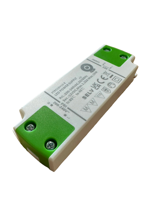 POS Power FTPC15V12-E 15W 12V/1.25A LED Power Supply - LED Retro