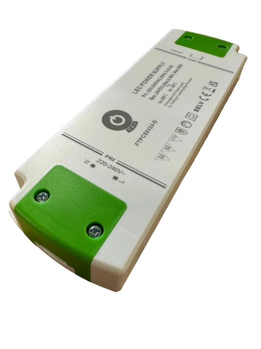 POS Power FTPC50V24-D 50W  24V/2.08A Triac Dimmable LED Power Supply - LED Retro