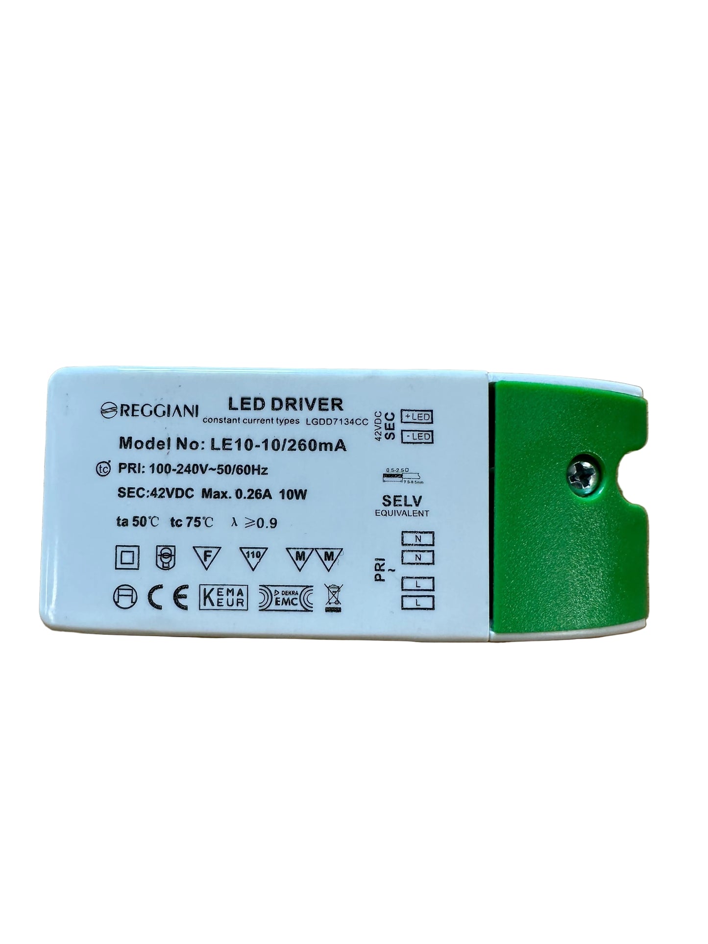 REGGIANI LE10-10/260mA LED 10W 260mA Driver - LED Retro