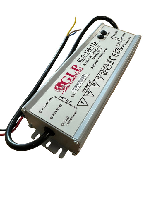 GLP GLG-150-12A 100W 9-12V 6.5-12.5A IP65 ADJ Output LED Driver - LED Retro