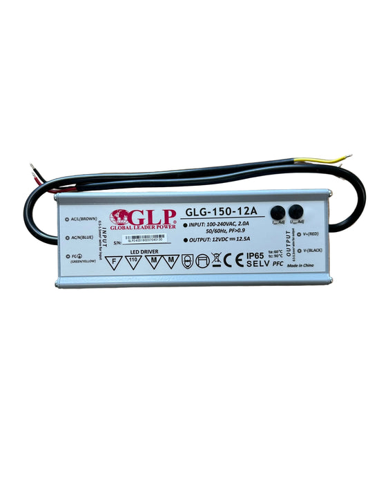 GLP GLG-150-12A 100W 9-12V 6.5-12.5A IP65 ADJ Output LED Driver - LED Retro