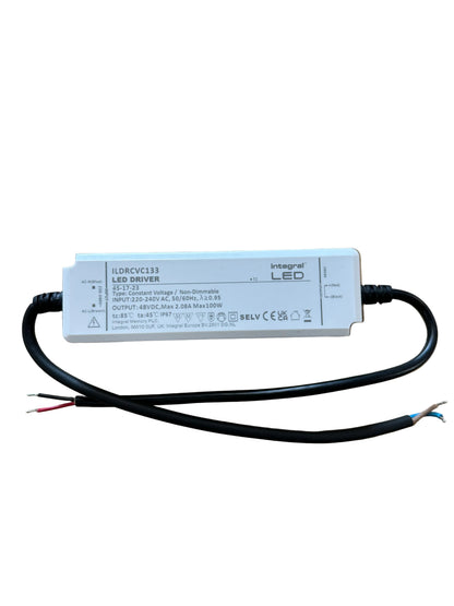 100W 48V DC IP67 Non Dimmable Constant Voltage LED Driver - LED Retro